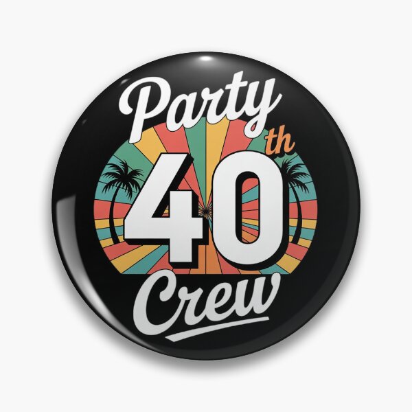Item preview, 40th Party Crew Birthday Squad 40 Year Old Birthday designed and sold by PowAcademy.