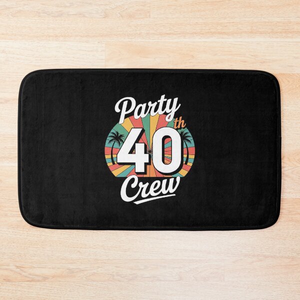 Item preview, 40th Party Crew Birthday Squad 40 Year Old Birthday designed and sold by PowAcademy.