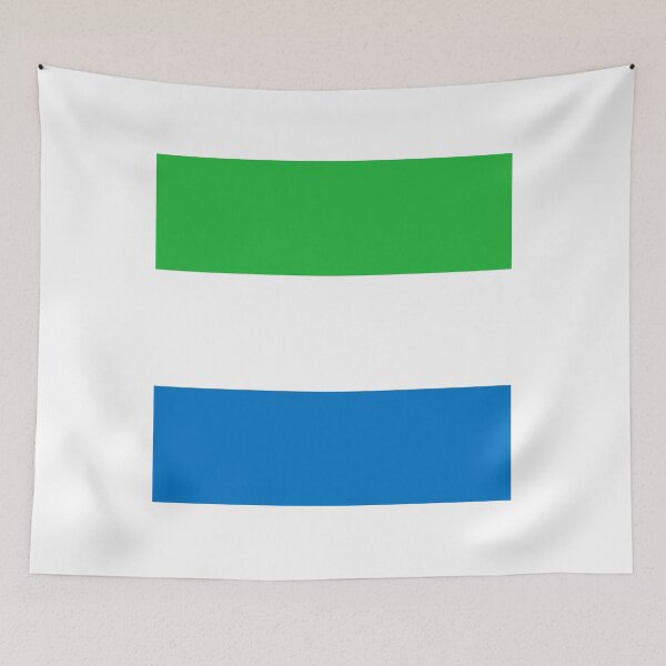 Item preview, Sierra Leone National Flag Clean Design designed and sold by NTGUILTY.