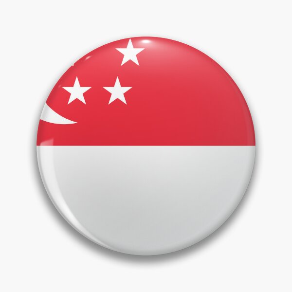 Artikelvorschau, Singapurs Nationalflagge – klares Design entworfen und verkauft von NTGUILTY.