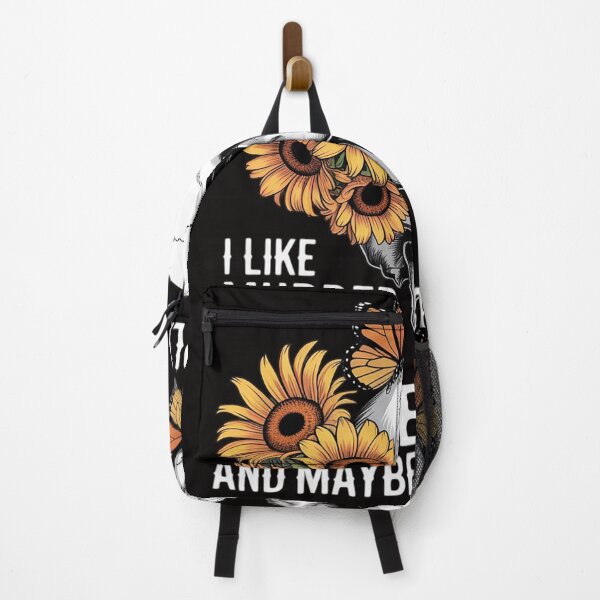 Item preview, I Like Murder Shows Coffee And Maybe 3 People Skull Flowers designed and sold by portcrysral.
