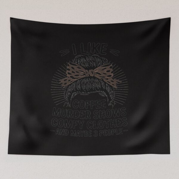 Item preview, I Like Murder Shows Coffee And Maybe 3 People designed and sold by portcrysral.