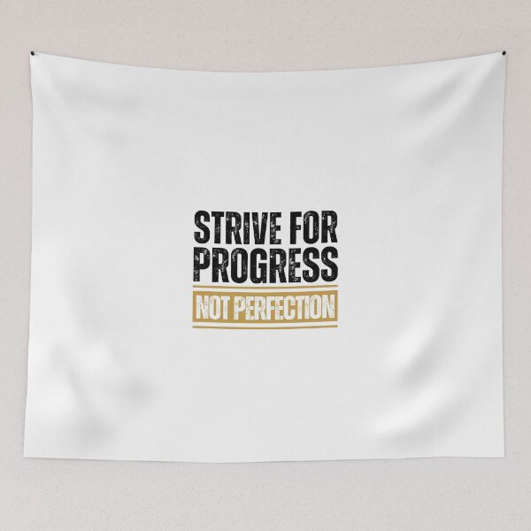 Item preview, Strive for progress not perfection designed and sold by Dondonmart.