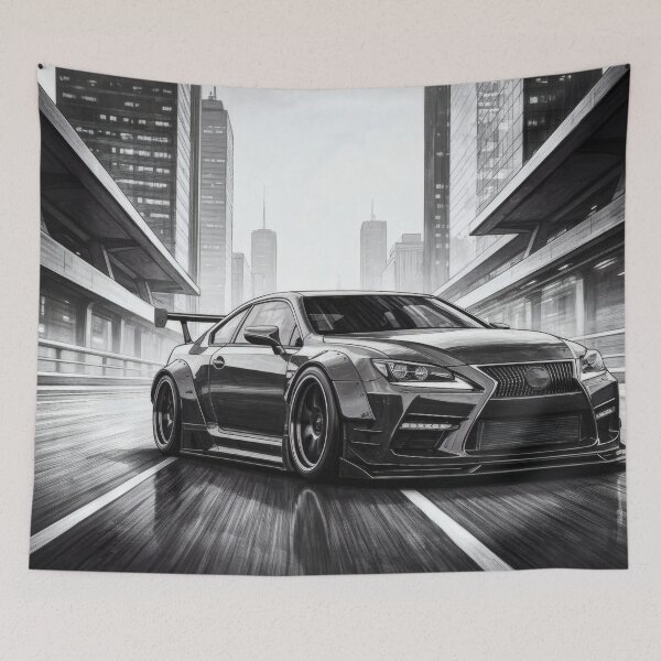 Item preview, Lexus Tuning – Urban Chalk-Ink Illustration designed and sold by Salimgor Hangaround Music.