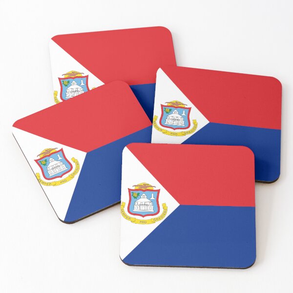 Item preview, Sint Maarten National Flag Clean Design designed and sold by NTGUILTY.