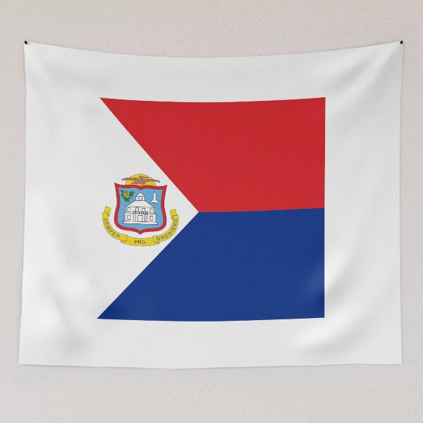 Item preview, Sint Maarten National Flag Clean Design designed and sold by NTGUILTY.