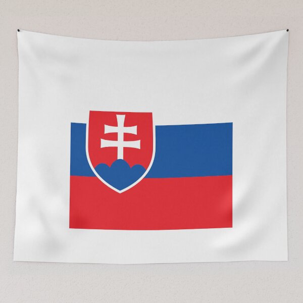 Item preview, Slovakia National Flag Classic Design designed and sold by NTGUILTY.