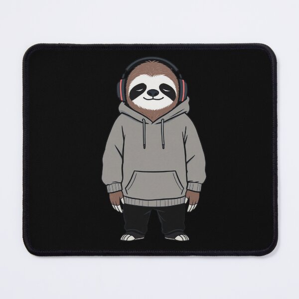 Item preview, Sleepy Coder Sloth – Hoodie Laptop Cartoon designed and sold by ColorSplash123.