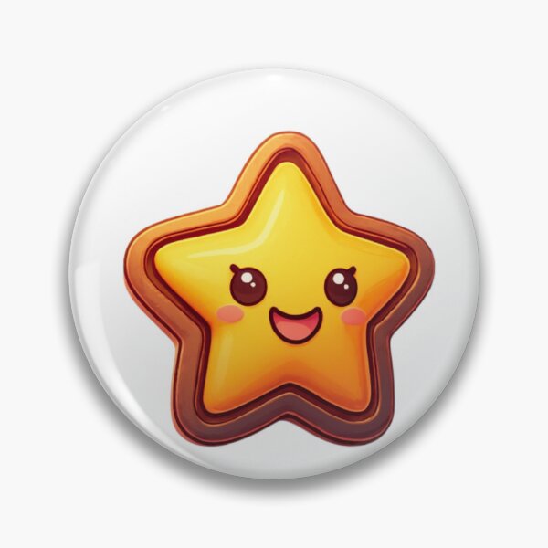 Item preview, Happy Star Badge designed and sold by RED-MOUSE.