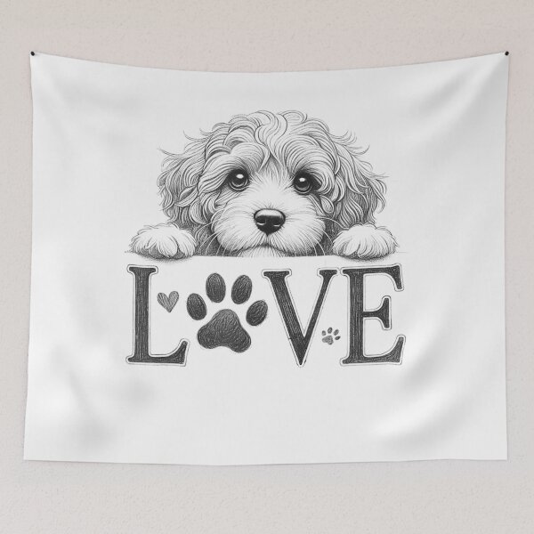 Item preview, Cavapoo Dog Love Paw Design for Men Women  for Mom Dad Kids designed and sold by SALI MANI.