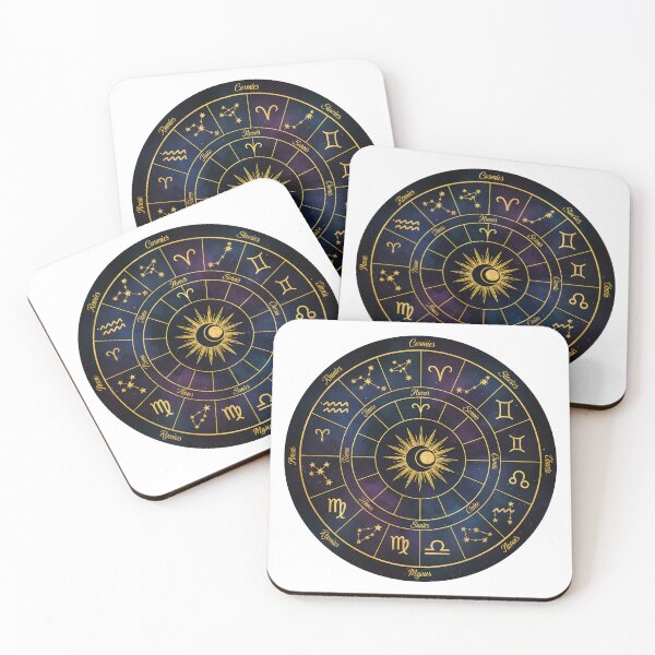 Item preview, Celestial Zodiac Wheel - Mystic Sun and Moon Astrology Chart designed and sold by Barek532.