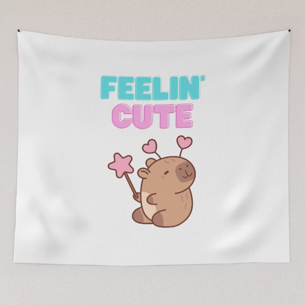 Item preview, Feelin' Cute Capybara  designed and sold by Bluerange27.