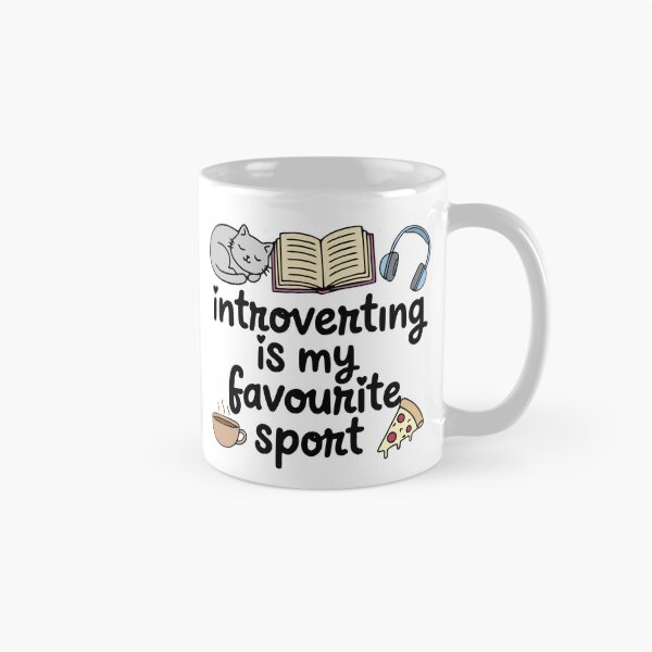 Item preview, introverting is my favourite sport - doodles designed and sold by FandomizedRose.