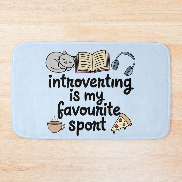 Item preview, introverting is my favourite sport - doodles designed and sold by FandomizedRose.