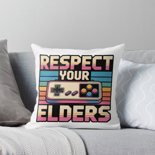 Item preview, Respect Your Elders Retro Gamer – Classic 80s 90s Gaming Controller designed and sold by WSPrintCrafter.