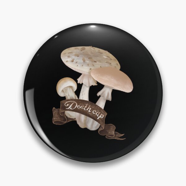 Item preview, Death Cap Mushroom Illustration designed and sold by awesnayang8.