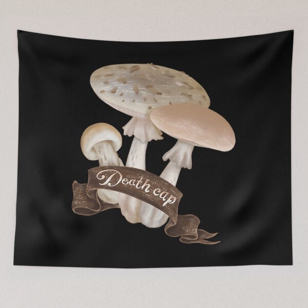 Item preview, Death Cap Mushroom Illustration designed and sold by awesnayang8.
