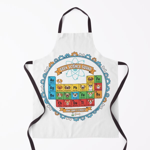 Item preview, Geek Science Squad - Paw-some Elements Dog Periodic Table designed and sold by Barek532.