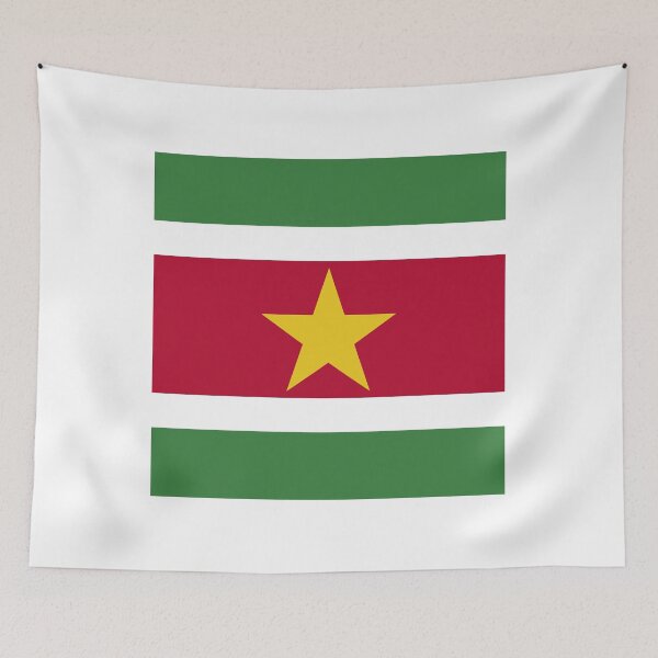 Item preview, Suriname National Flag Vibrant Design designed and sold by NTGUILTY.