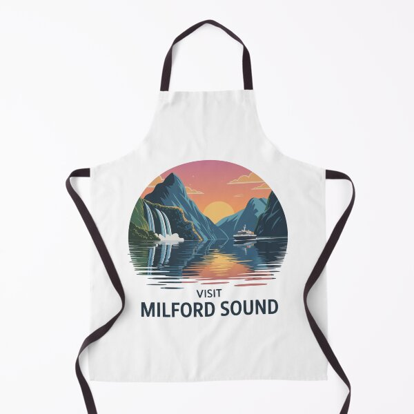 Item preview, Vintage Milford Sound New Zealand Fjord designed and sold by Blok45.