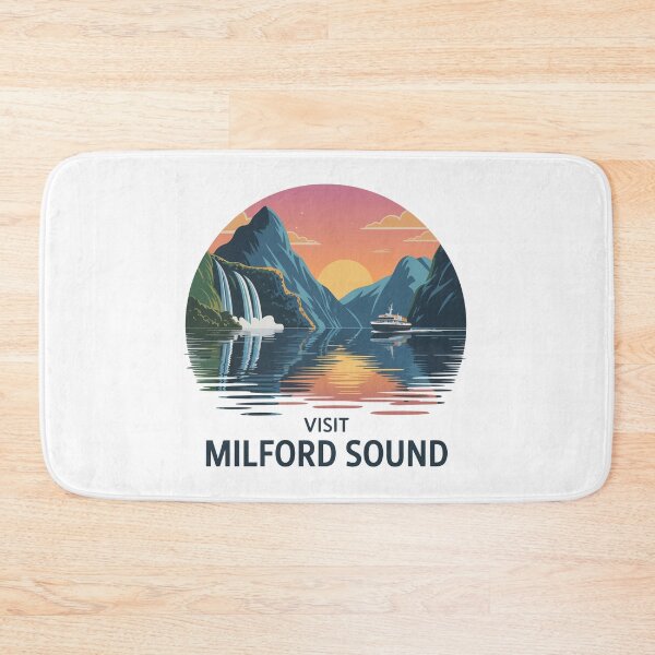 Item preview, Vintage Milford Sound New Zealand Fjord designed and sold by Blok45.