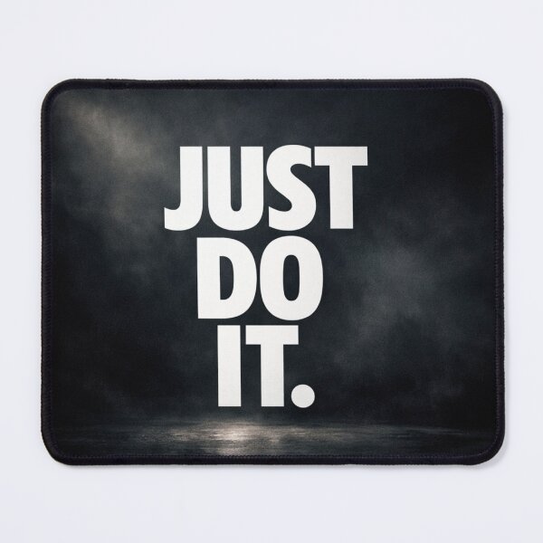 Item preview, Bold Motivational “JUST DO IT” Poster with Cinematic Lighting designed and sold by rajasekhark.