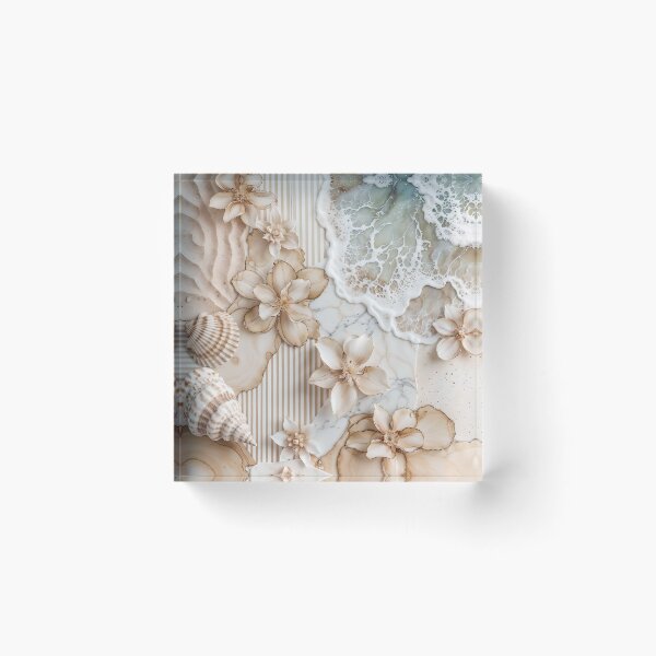 Item preview, Abstract, Floral, Coastal, Beige, Cream, Summer, Boho Chic designed and sold by SolaoLab.