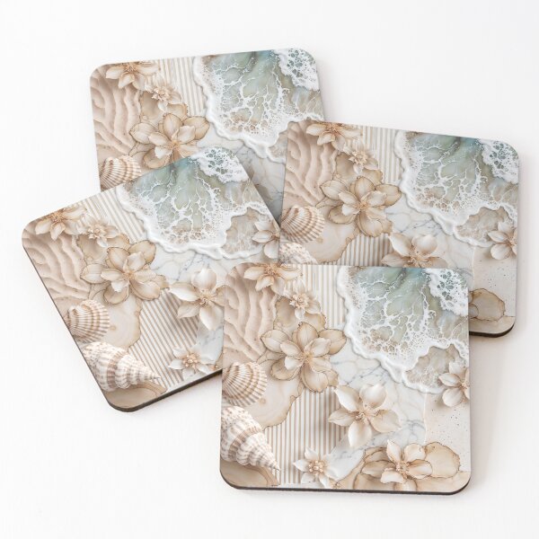 Item preview, Abstract, Floral, Coastal, Beige, Cream, Summer, Boho Chic designed and sold by SolaoLab.