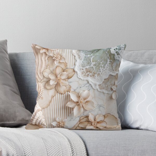 Item preview, Abstract, Floral, Coastal, Beige, Cream, Summer, Boho Chic designed and sold by SolaoLab.