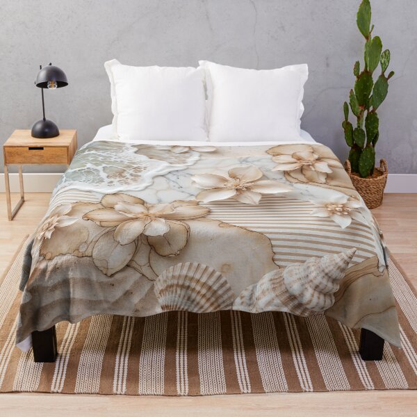 Item preview, Abstract, Floral, Coastal, Beige, Cream, Summer, Boho Chic designed and sold by SolaoLab.
