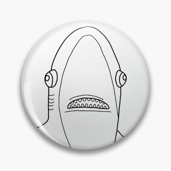 Item preview, hydrated shark (minimalist) designed and sold by simsav.