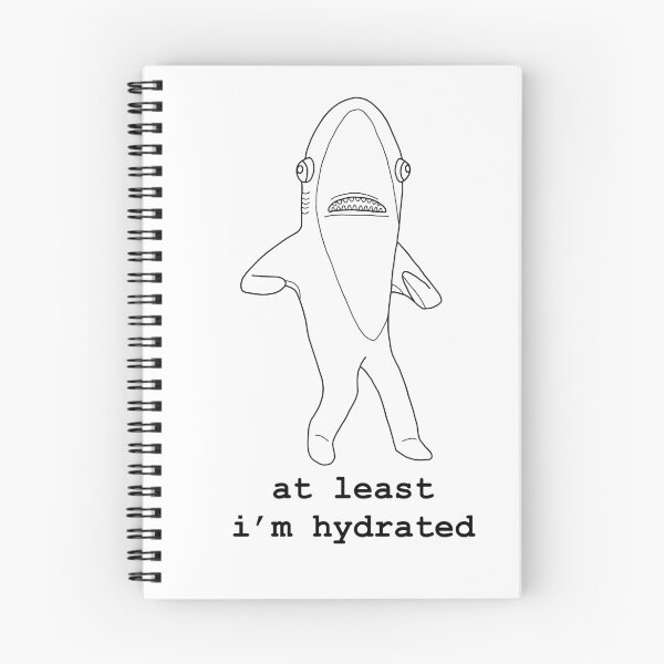 Item preview, hydrated shark (minimalist) designed and sold by simsav.