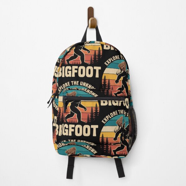 Item preview, Bigfoot Foraging Morels Sasquatch Badge designed and sold by awesnayang8.
