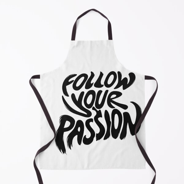 Item preview, Follow Your Passion – Dark Motivational Typography designed and sold by artcultreone.