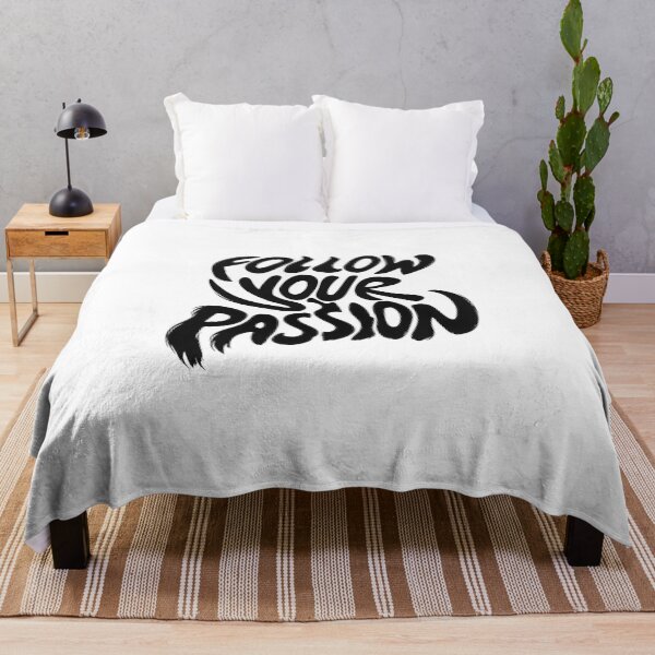 Item preview, Follow Your Passion – Dark Motivational Typography designed and sold by artcultreone.