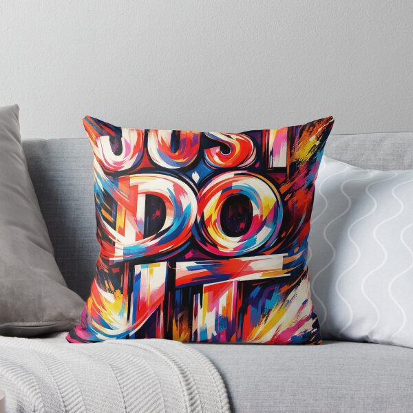 Item preview, “JUST DO IT” Abstract Typography Modern Vibrant Art Design designed and sold by rajasekhark.