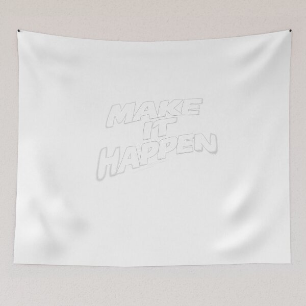 Item preview, Make It Happen – Glitch Bold Typography designed and sold by artcultreone.