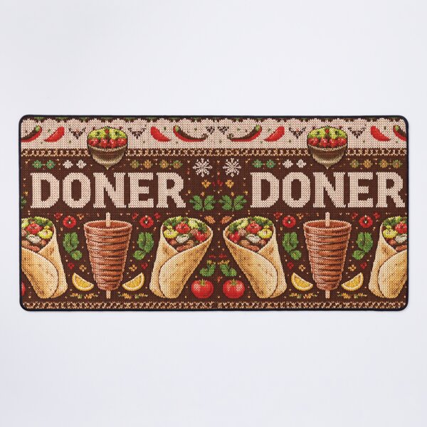 Item preview, Doner kebab, cool knitting pattern designed and sold by Mauswohn.