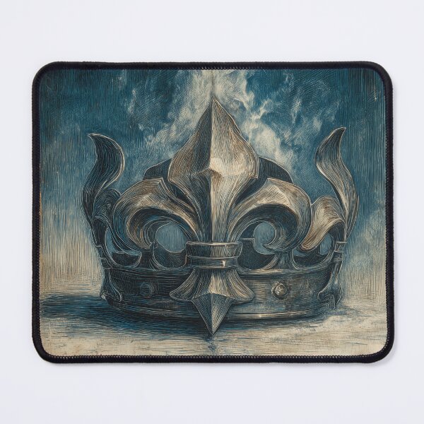 Item preview, Le Roi Martyr – Fallen Crown Royalist Propaganda Poster designed and sold by Juuskus.