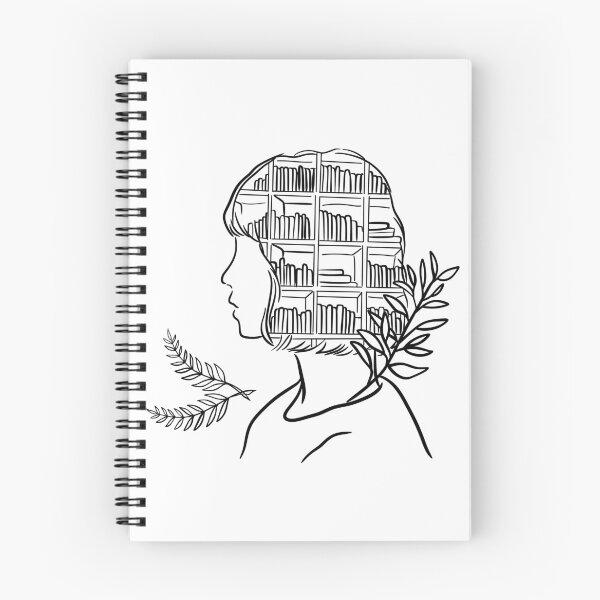Item preview, aesthetic girl reading designed and sold by itswallcraft.