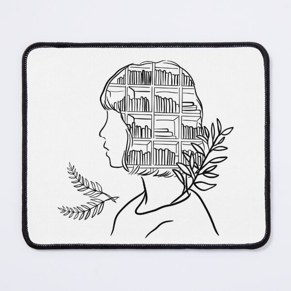 Item preview, aesthetic girl reading designed and sold by itswallcraft.