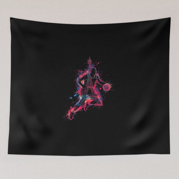Item preview, Tower  Paris,basketball siluete  designed and sold by SportThreadz.