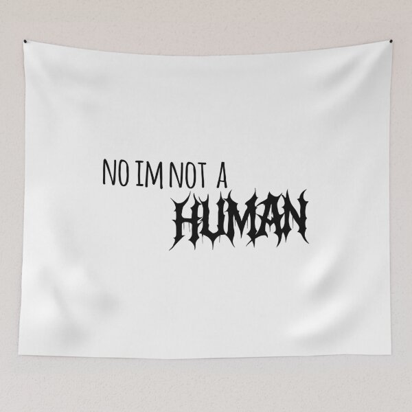 Item preview, no im not a human metal font designed and sold by HerrArqan ⭐️⭐️⭐️⭐️.