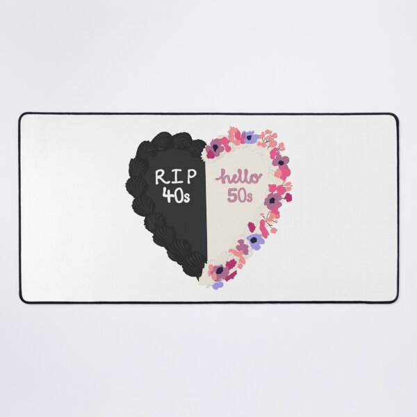 Item preview, RIP 40s Hello 50s Birthday Cake designed and sold by FreeOrca.