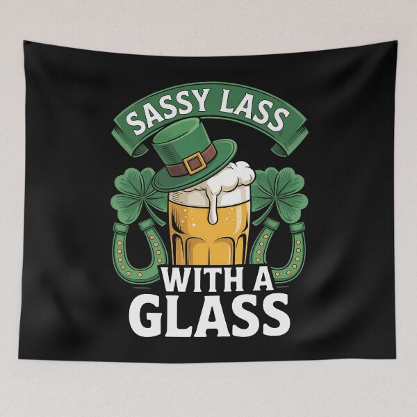 Item preview, St. Patricks Day Funny Shamrock Drinking designed and sold by sterabamineh.