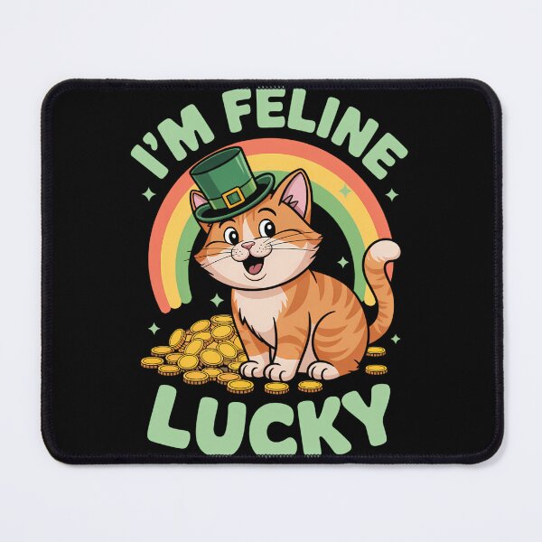 Item preview, St. Patricks Day Funny Leprechaun Irish Cat designed and sold by sterabamineh.