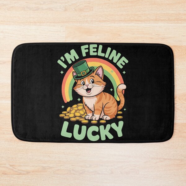 Item preview, St. Patricks Day Funny Leprechaun Irish Cat designed and sold by sterabamineh.