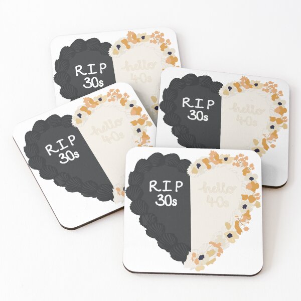 Item preview, RIP 30s Hello 40s Birthday Cake designed and sold by FreeOrca.