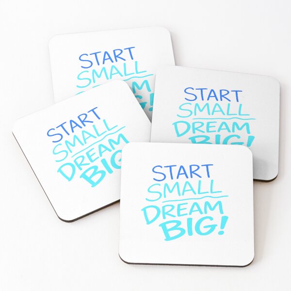 Item preview, Start Small Dream Big Motivation Quote designed and sold by artcultreone.