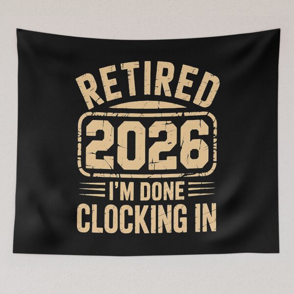 Item preview, retired - retirement - retirement gift - retired 2026 - retirement 2026 - out of office - permanent vacation - earned it designed and sold by JansenGS.